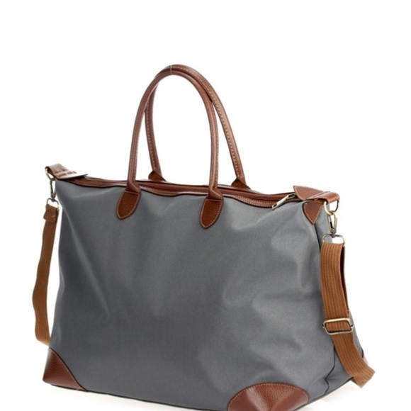 THE HAMPTONS WEEKENDER DUFFEL TRAVEL BAG- GRAY - Picture 2 of 5